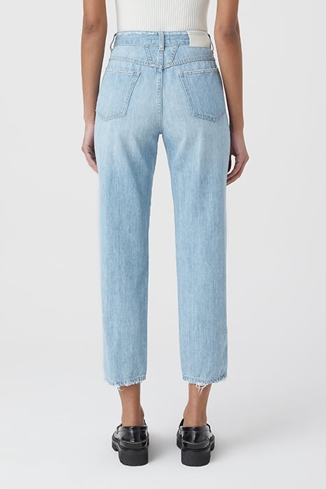 WOMEN PEDAL PUSHER JEANS LIGHT BLUE 2