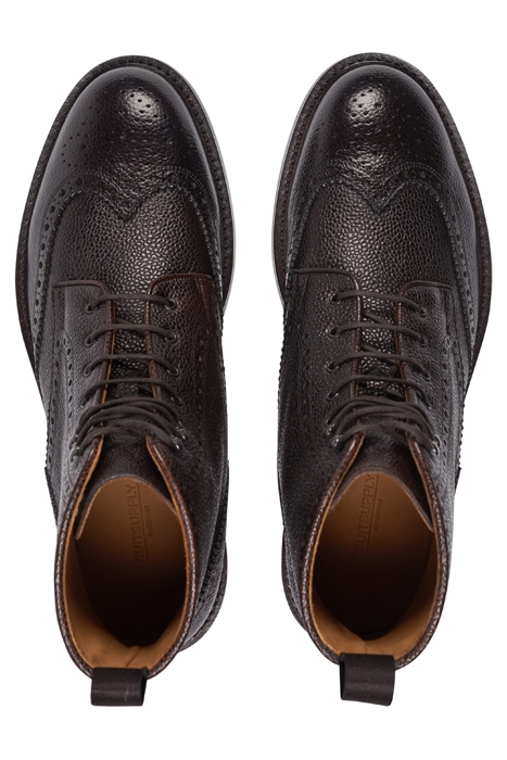 DARK BROWN LACE-UP BOOT 3