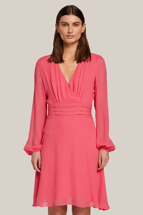 SHORT GEORGETTE DRESS RED 2