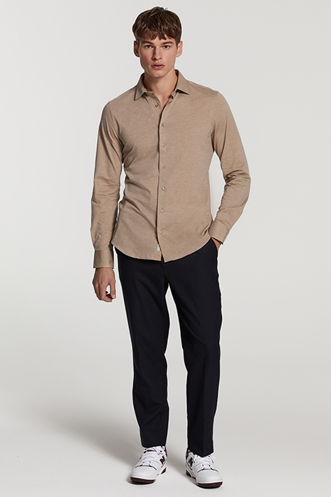 MEN PIQUE SHIRT PABLO LIGHT TAUPE BEIGE 3