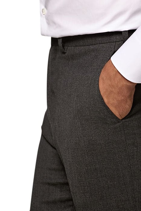 DARK GREY BRESCIA TROUSERS 5