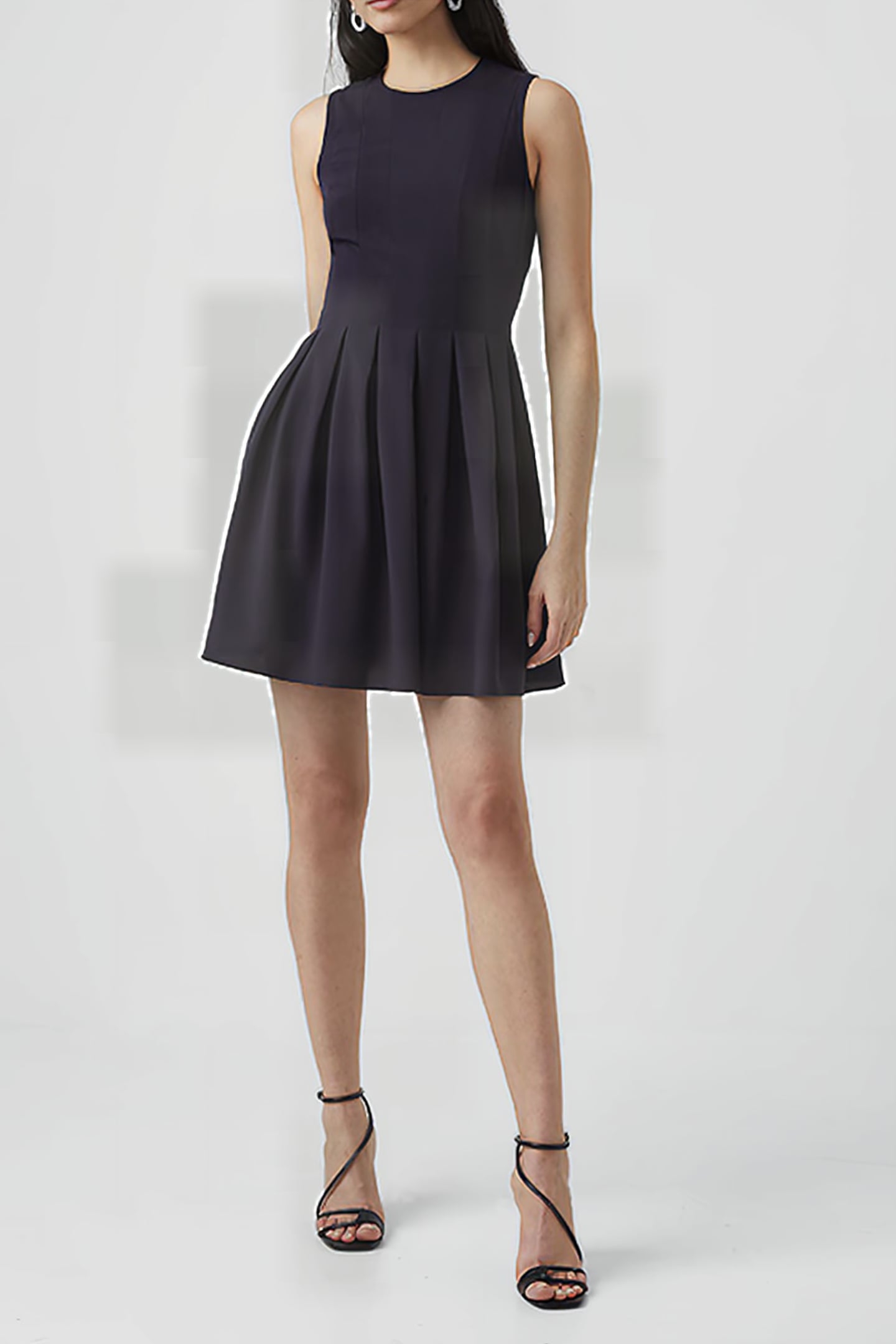 ADINA COURTNEY CREPE S/LS DRS UTILITY BLUE 1