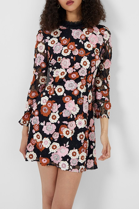 ASTRIDA ALIYHA LACE EMB DRESS MULTI 1