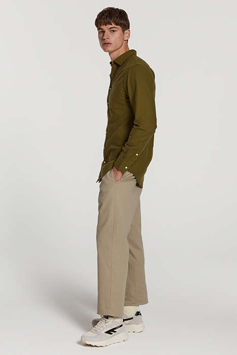 MEN TWILL SHIRT TYLER OLD ARMY GREEN 5
