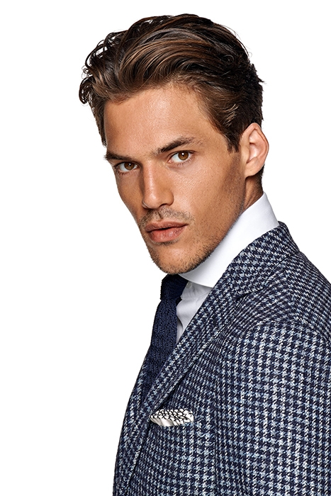 MID BLUE HOUNDSTOOTH HAVANA SUIT 6