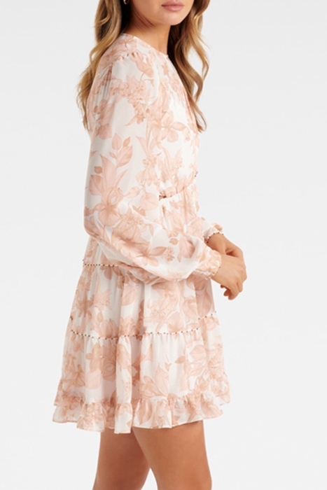 JOCELYN CUT OUT SKATER MINI DRESS LIGHT MARRAKESH FLORAL 4