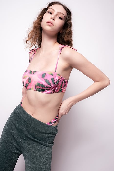 BIANCOMANGIARE BIKINI TECNO JE FUCHSIA/GREEN MULTI-COLOUR 3