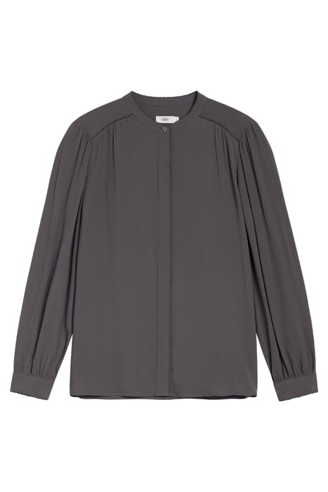 GATHERED BLOUSE DARK NICKEL 6