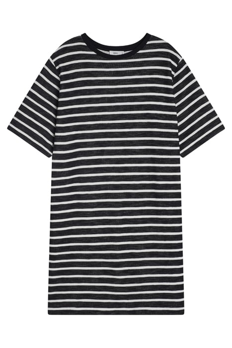 STRIPED DOUBLEFACE JERSEYDRESS IVORY 5