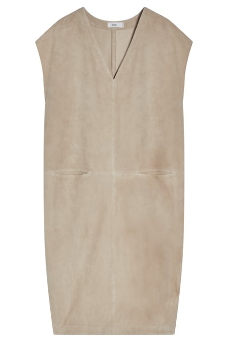 SHIFT DRESS TAN 5