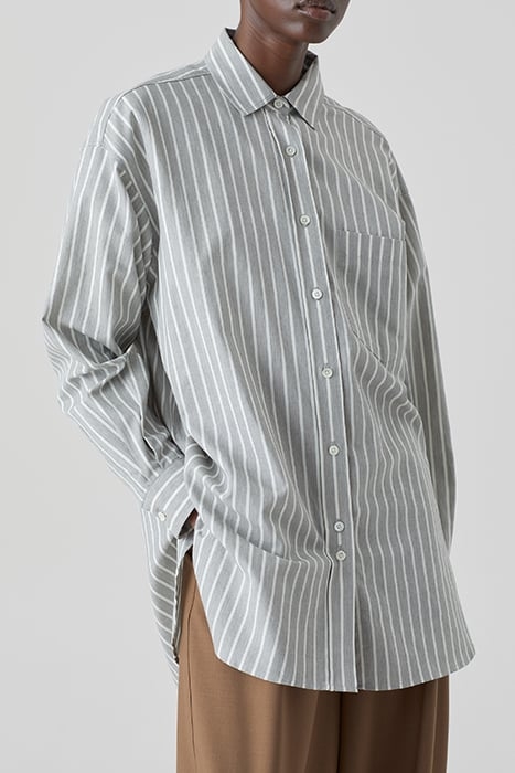 BASIC SHIRT DARK GREY MELANGE 1