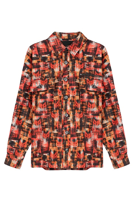 PRINTED SHIRT JACKET CHECK PRINT 4