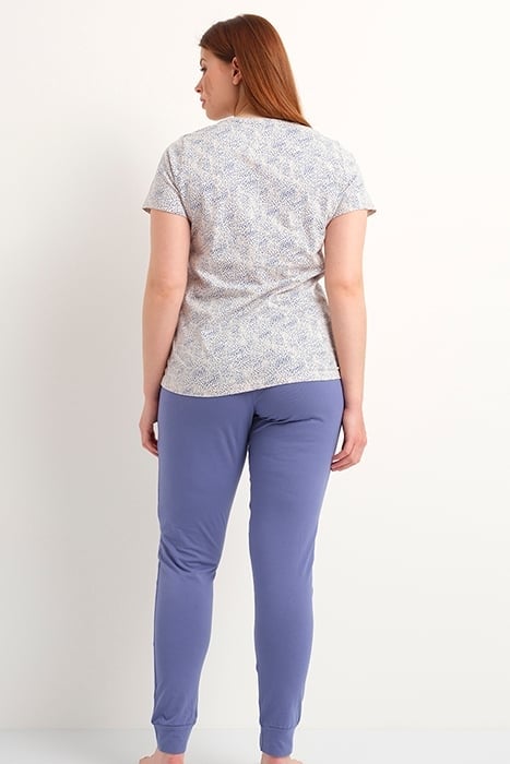 NW SET PYJAMA SS NOLA SMALL DOTS TALC BICOLOR 3