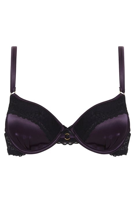 CO BRA TSHIRT LINDSEY SATIN LACE FATAL VIOLET 1