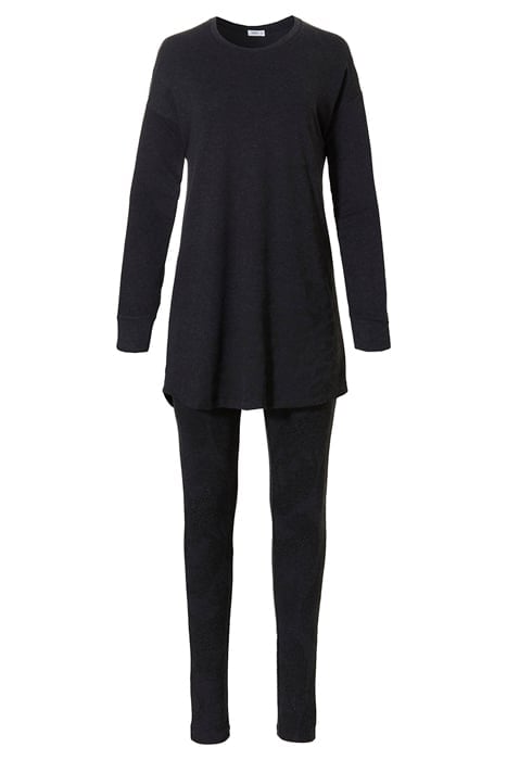 NW SET PYJAMA LS SUZIE TIGER BLACK 1