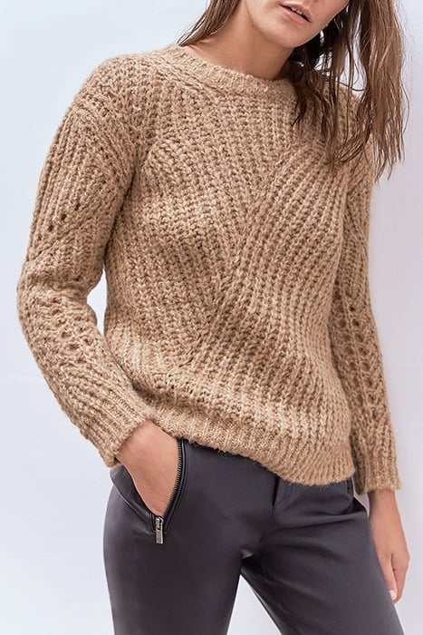 SESAME PURE EDITION SWEATER WITH PRETTY STITCHING 4