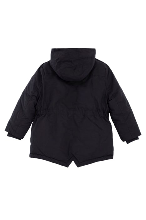 GIRLS’ 2-IN-1 NAVY PARKA + GOLD LIGHT PADDED JACKET NAVY 2