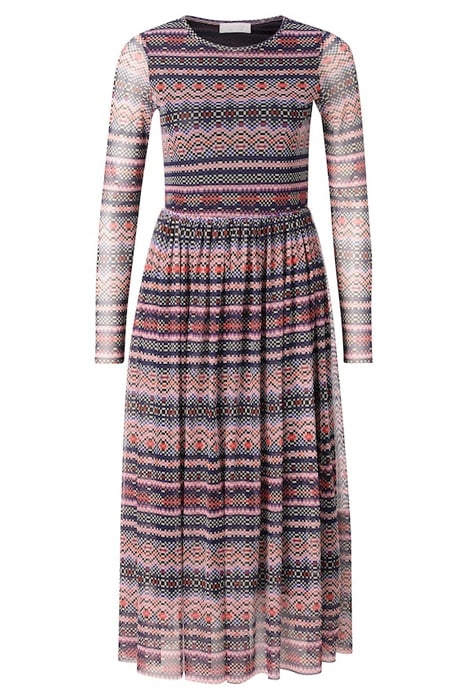 MESH DRESS RECYCLED ROSEWATER 1