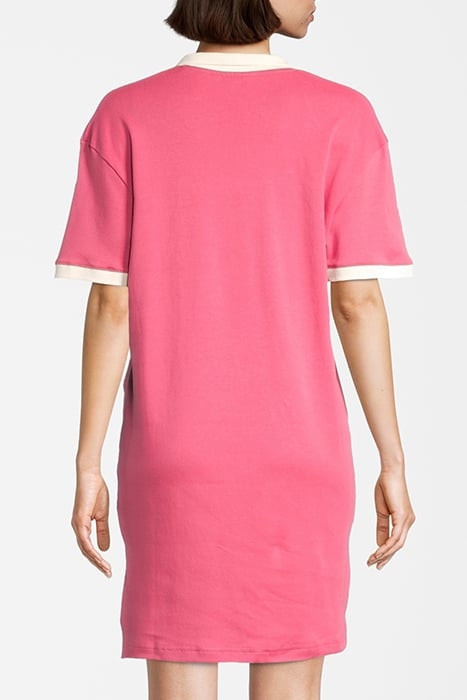 TREBEN POLO DRESS CARMINE 3