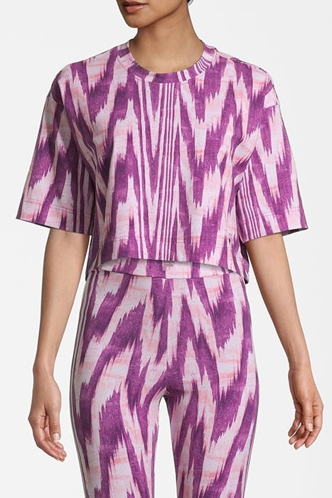 CATTENOM AOP TEE PURPLE ABSTRACT ETNO AOP 2