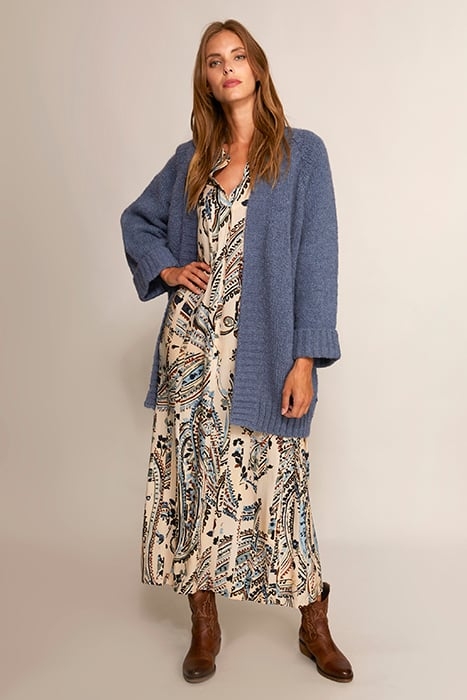 DRESS WITH V-OPENING MULTI 4