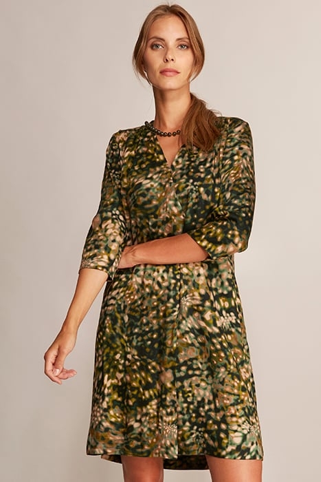 CROSS OVER DRESS GREEN 2