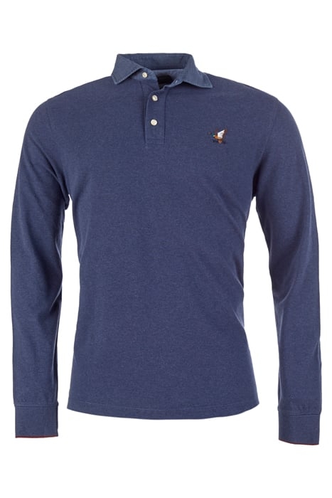 LUX DENIM CLR CF LS PIQ BLUE 1