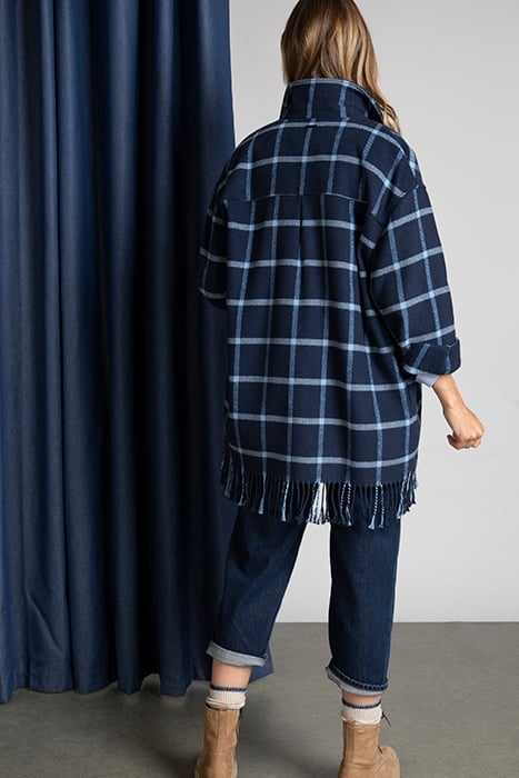 FRINGE JACKET BLUE 3