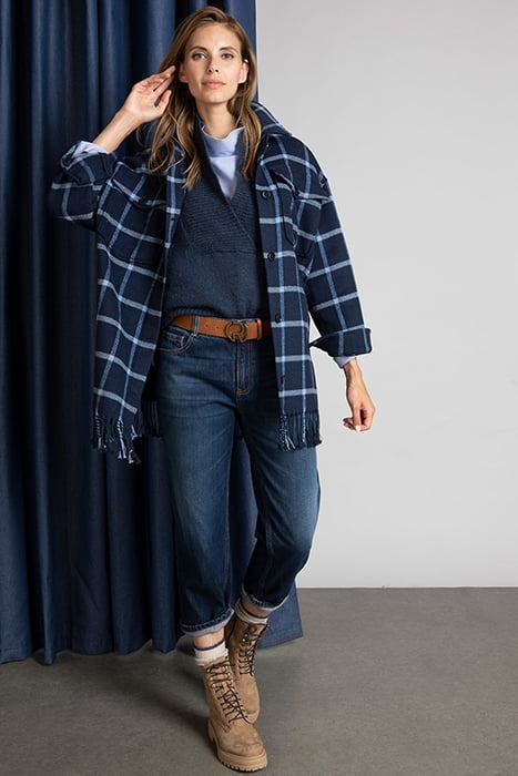 FRINGE JACKET BLUE 2