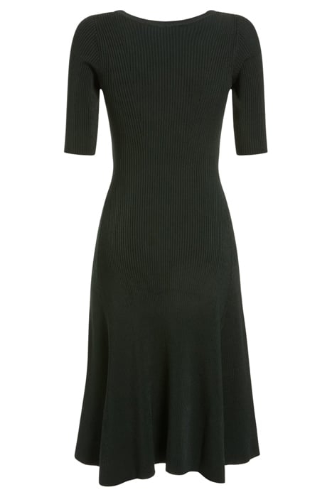LAILA RIB DRESS CHENILLE GREEN 7