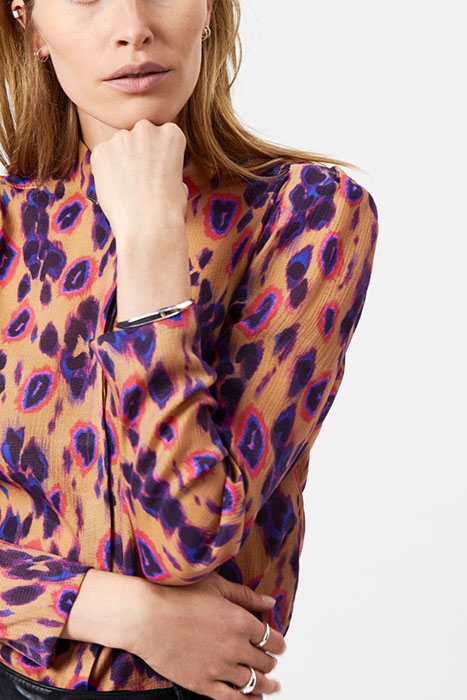 HONORÉ LEOPARD BLOUSE MULTICOLOUR 6
