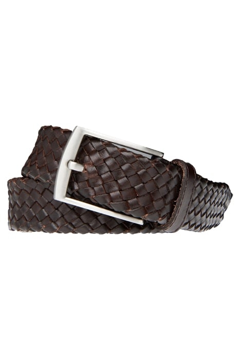 BROWN BRAIDED BELT 1