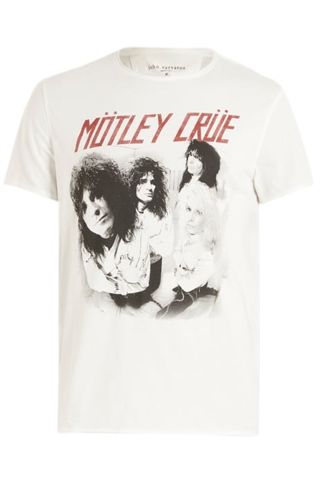 SS RAW EDGE TEE - MOTLEY CRUE STRAIGHT JACKETS SALT 5