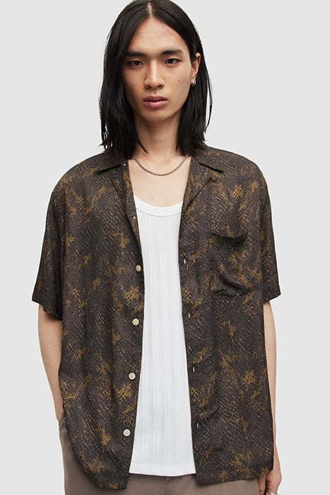 CAIMAN SS SHIRT JET BLACK 1