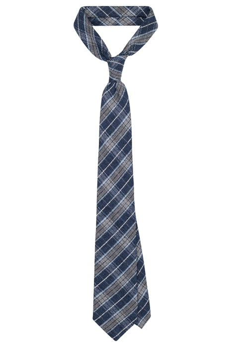 BLUE CHECKED TIE 1
