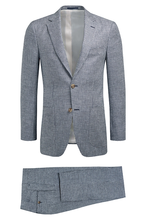 LIGHT BLUE HOUNDSTOOTH HAVANA SUIT 2