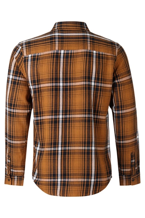 MA-SBSTRIPED CHECK SLS CAMEL 8