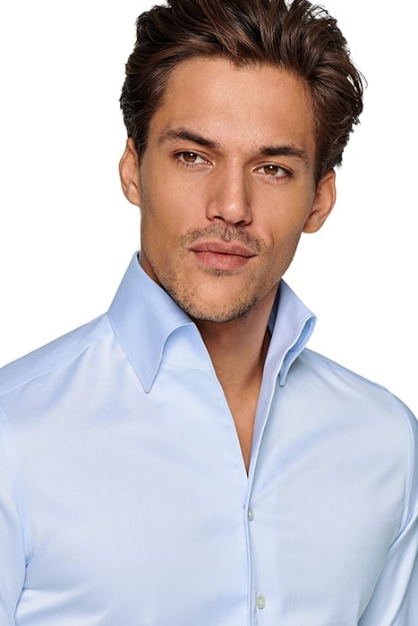 LIGHT BLUE TWILL EXTRA SLIM FIT SHIRT 5