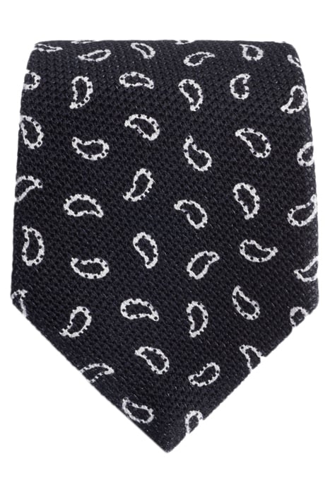 NAVY PAISLEY TIE 2