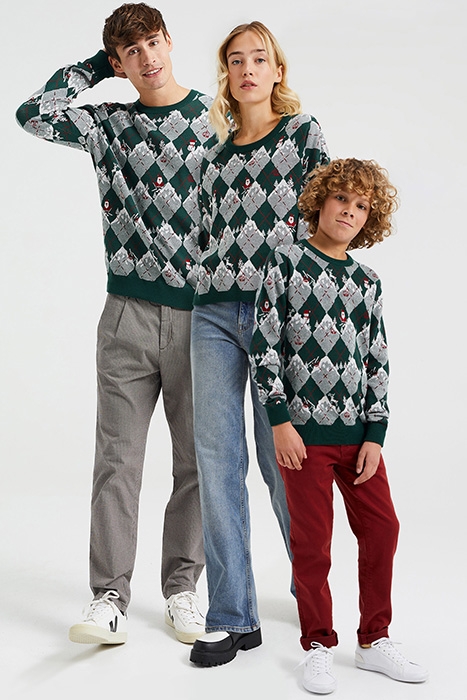 KNITTED PULLOVER GREEN 4