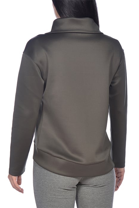 W L/S SPACER HALZ ZIP OLIVE GREEN 7