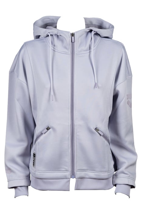 WOMAN HOODIE FULL ZIP LAVENDER BLUE 14 3905 TPG 1