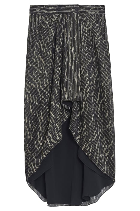 ARZU BLACK/BEIGE SKIRT 5