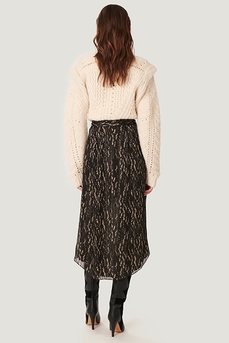 ARZU BLACK/BEIGE SKIRT 3