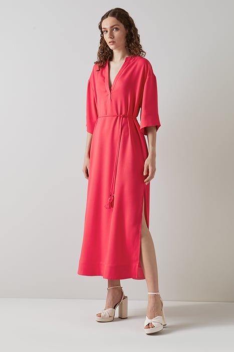 CAPRII MIDI DRESS RED 1