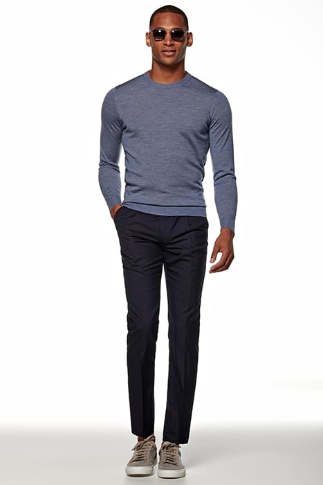 NAVY DRAWSTRING AMES TROUSERS 3