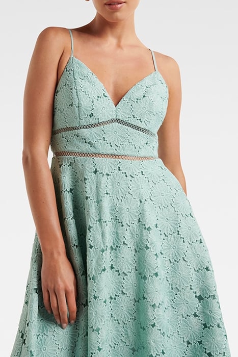 DELILAH MIDI LACE PROM DRESS DUCK EGG 4