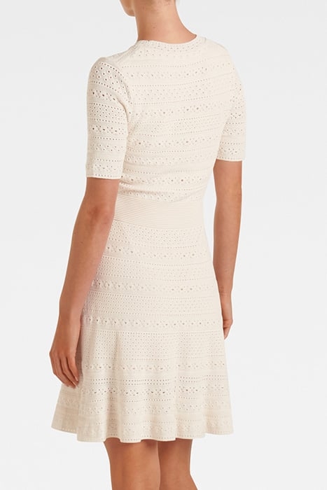KADY POINTELLE KNIT DRESS CREAM 2
