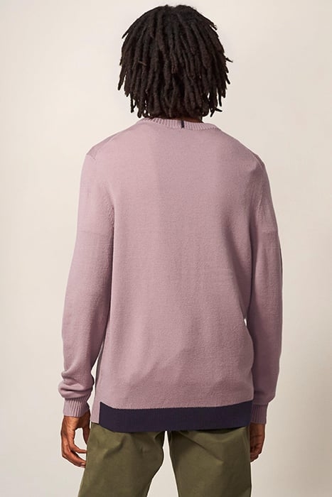 NEWPORT MERINO CREW DUS PINK 2
