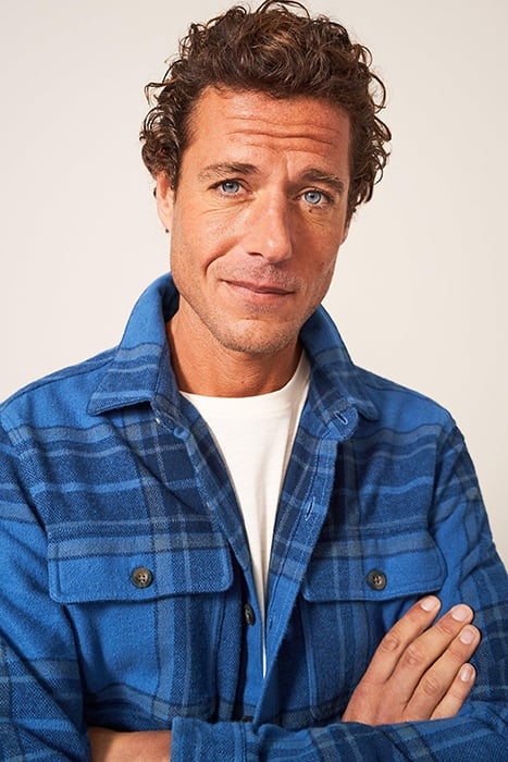 DARWEN CHECK OVERSHIRT DEEP BLUE 3